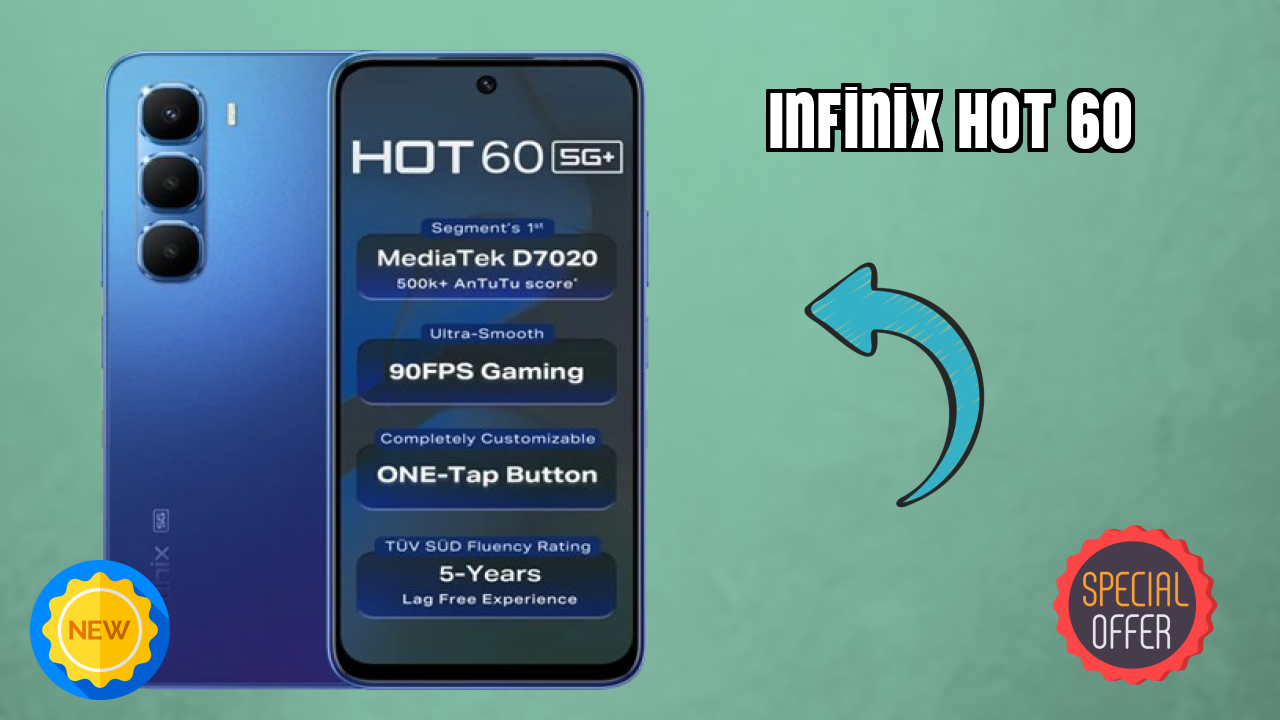 Infinix Hot 60 Display Technology: IPS LCD Quality