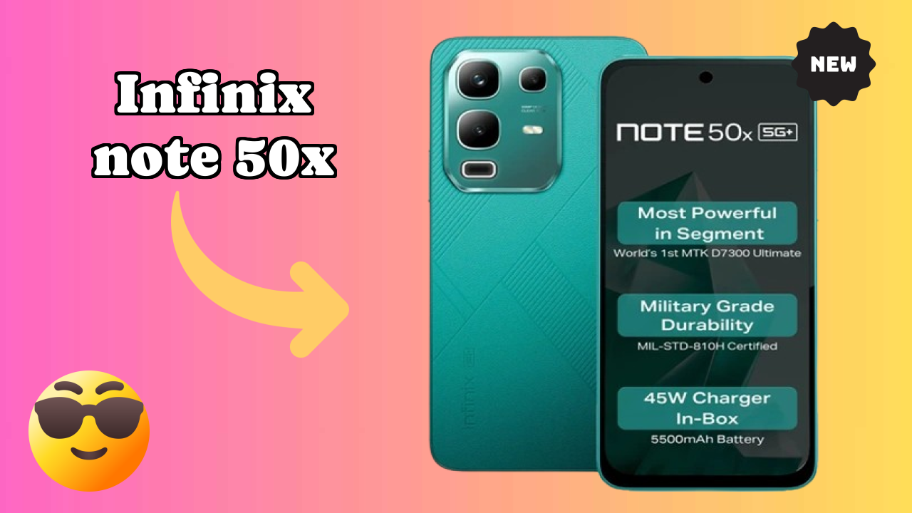 Why Infinix Infinix Note 50X is Perfect for Content Creators