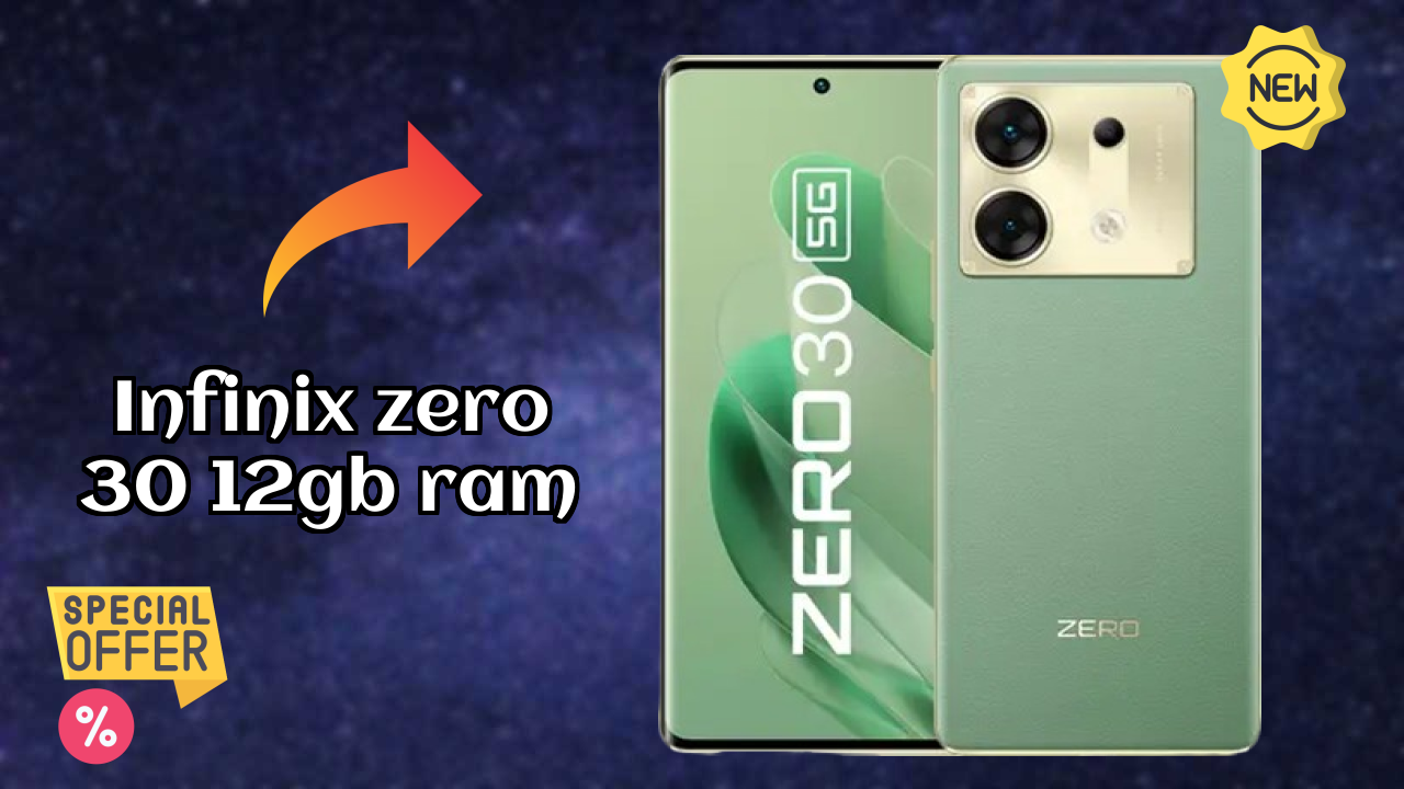 Infinix Zero 30 12GB RAM Display Technology: AMOLED Quality