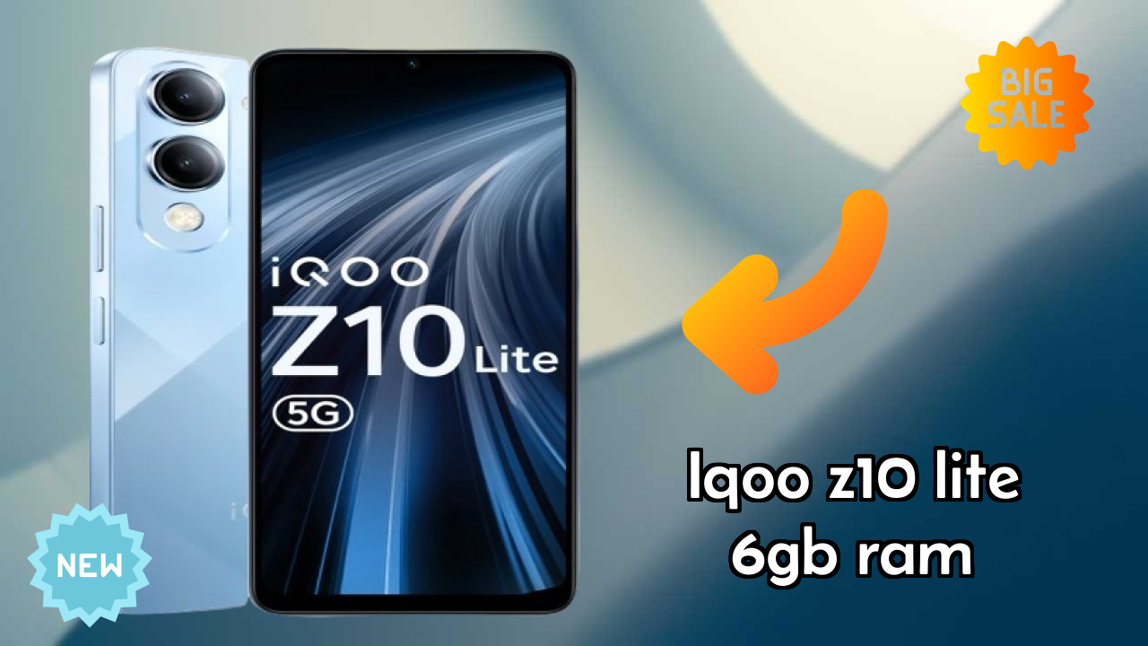 IQOO IQOO Z10 Lite 6GB RAM - Price Dropped to ₹10,998 Today!