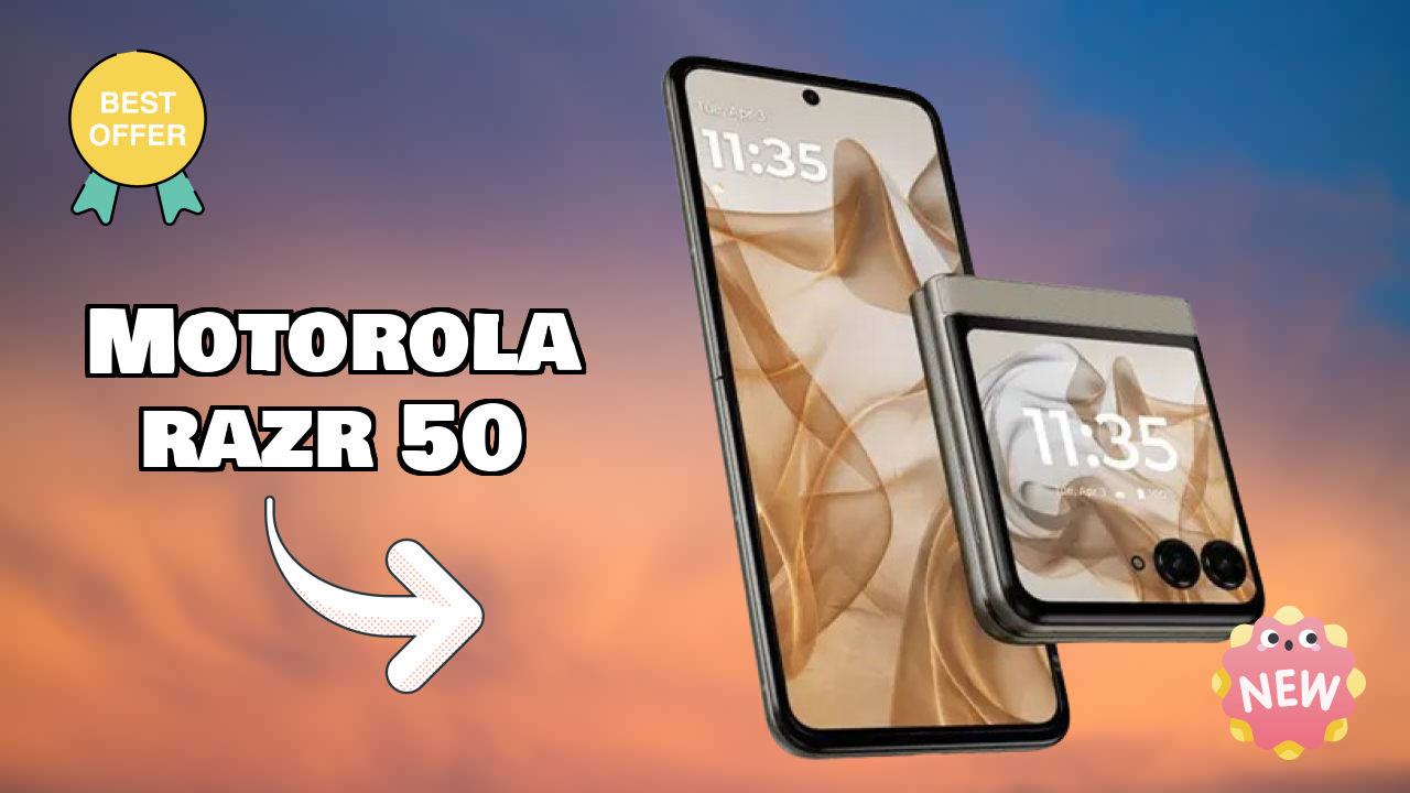 Motorola Razr 50 Display Quality: 6.9 Inches (17.53 Cm) Screen