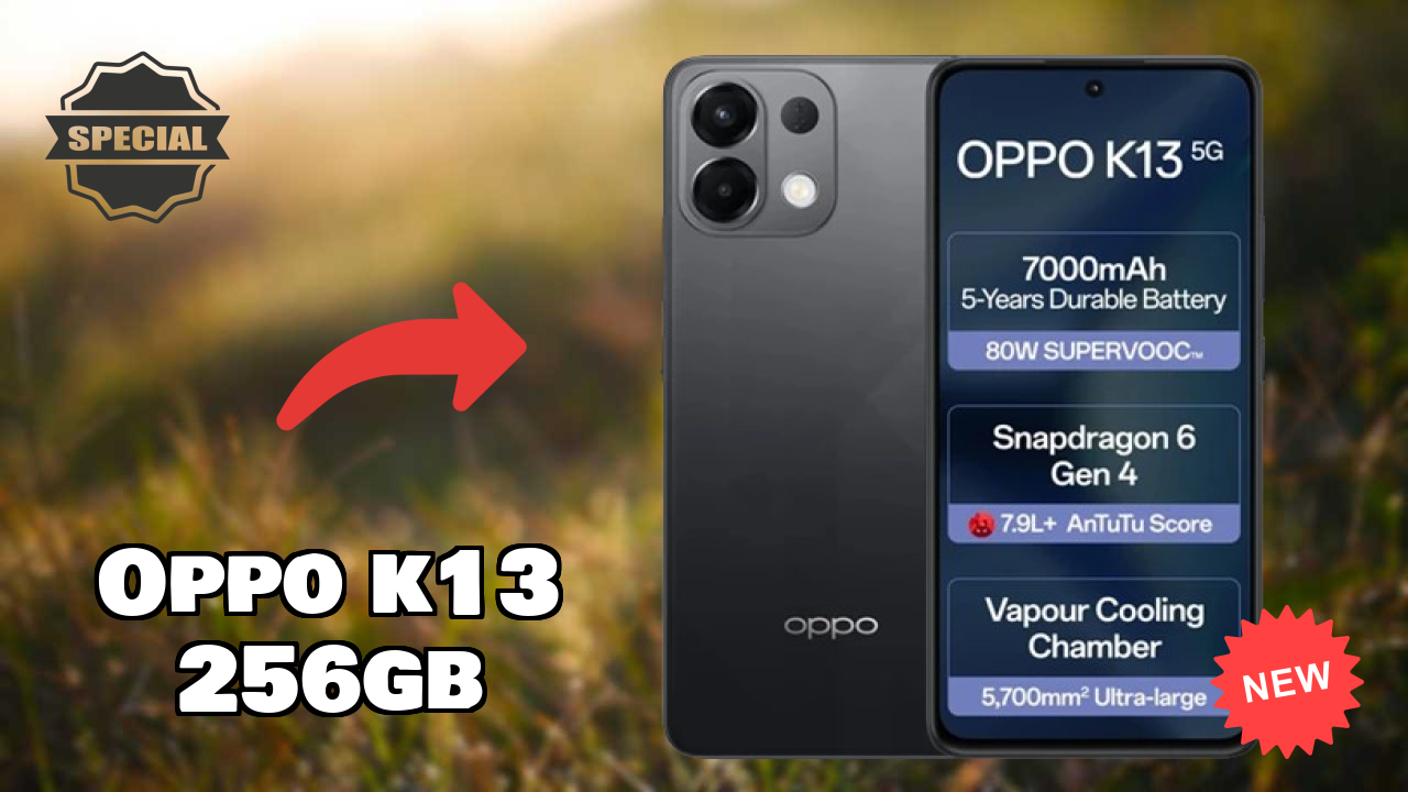 OPPO K13 256GB Gaming Benchmarks: Snapdragon 6 Gen 4 Tested