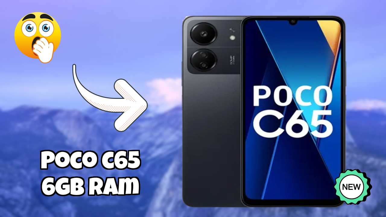 POCO C65 6GB RAM Display Analysis: 6.74 Inches (17.12 Cm) Screen