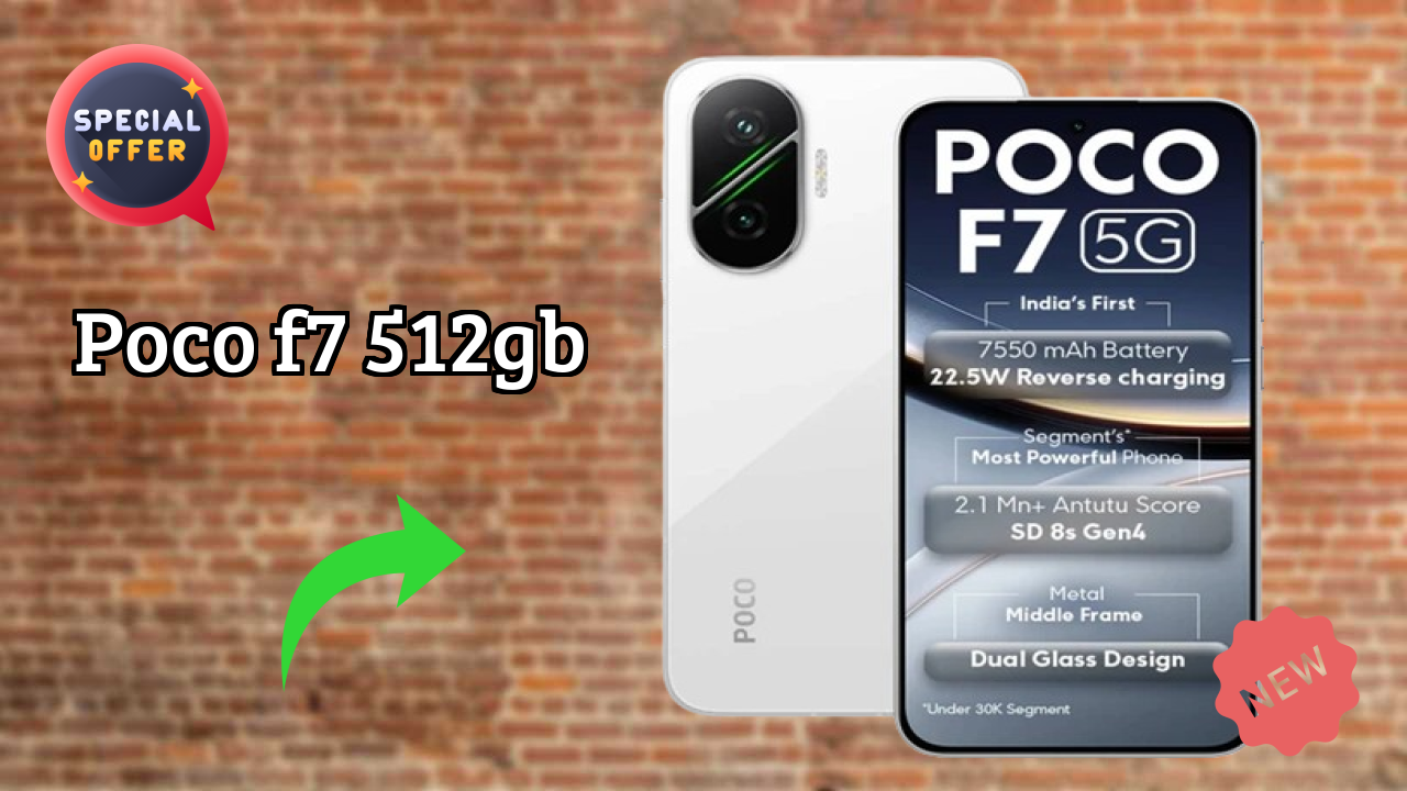 POCO F7 512GB at ₹33,999 - Complete Specifications List