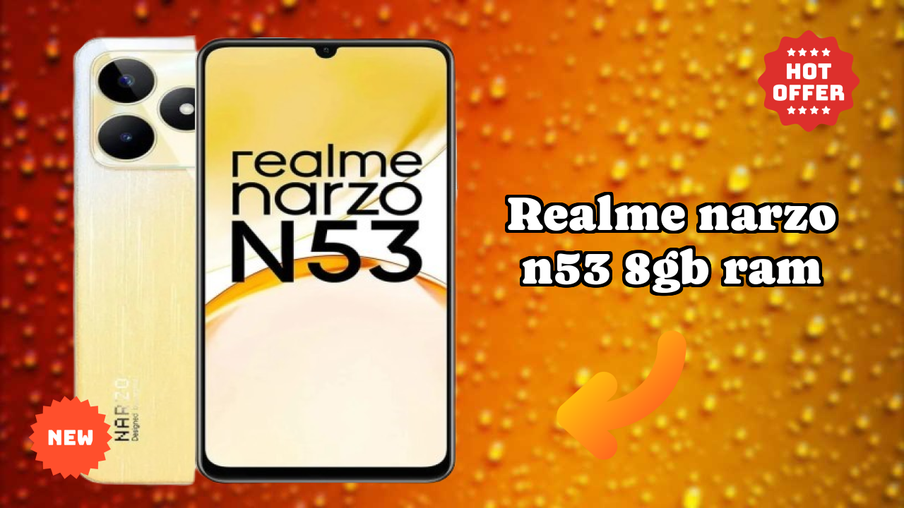 Realme Narzo N53 8GB RAM Performance: 8 GB RAM Gaming Tested