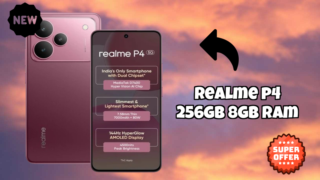 Realme P4 256GB 8GB RAM Gaming Benchmarks: MediaTek Dimensity 7400 Ultra Tested