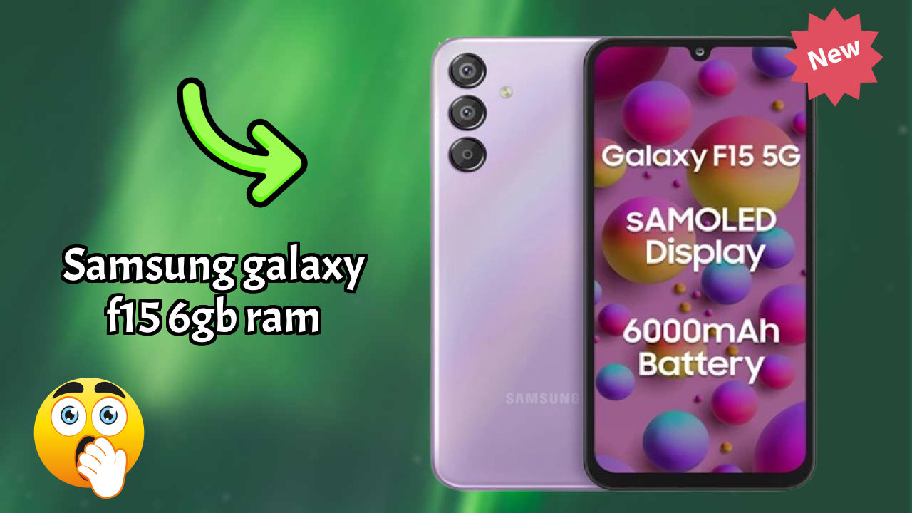 Samsung Galaxy F15 6GB RAM Display Analysis: Super AMOLED Explained