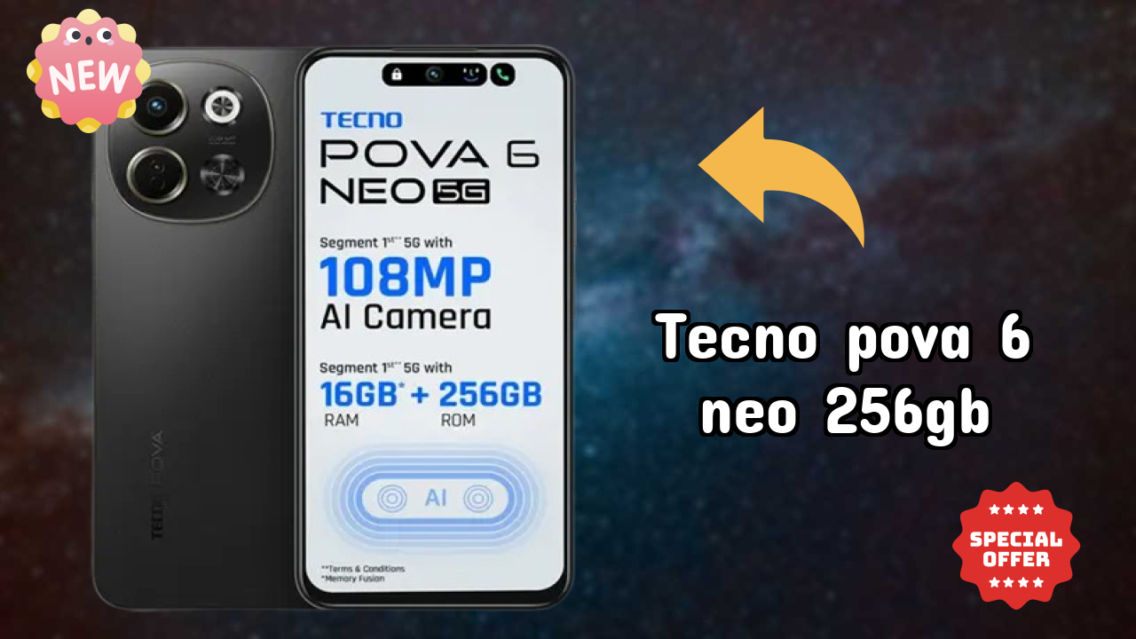 Tecno Pova 6 Neo 256GB Price Drop Alert: Now Just ₹13,988 Only!