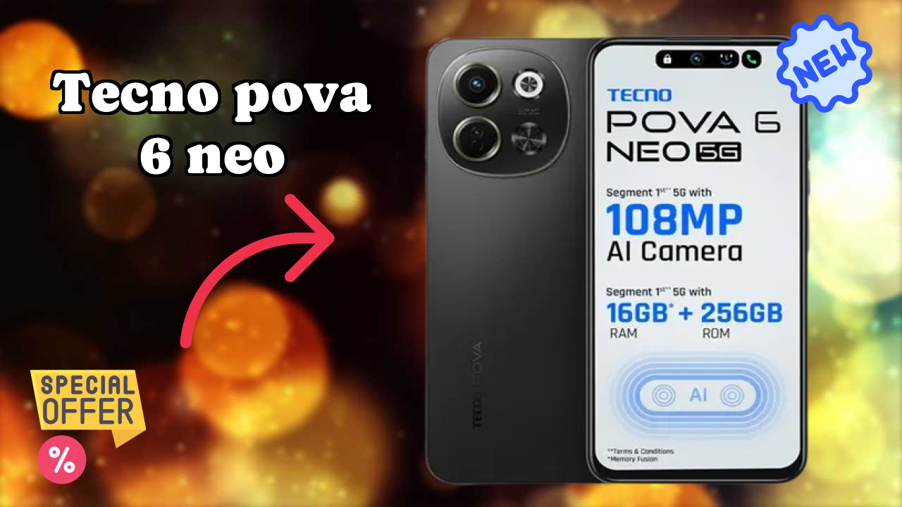 Tecno Pova 6 Neo Display Review: IPS LCD Screen