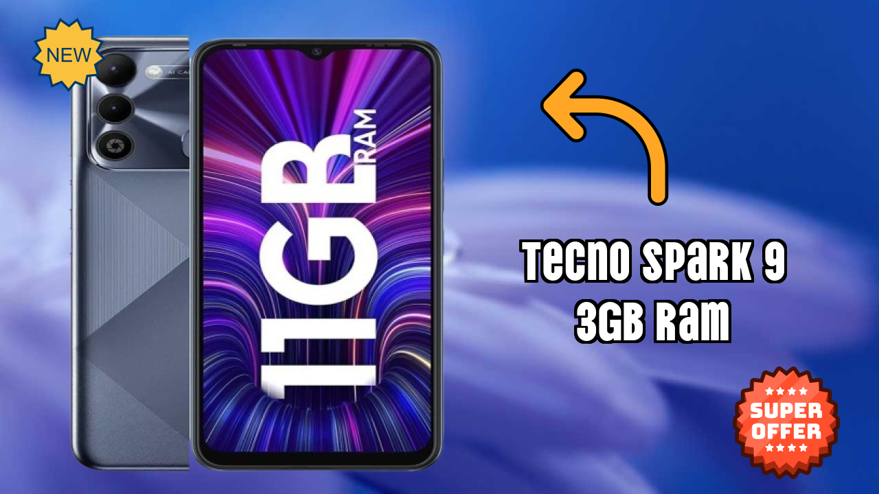 Tecno Spark 9 3GB RAM at ₹7,199 - Best Phone Under This Price