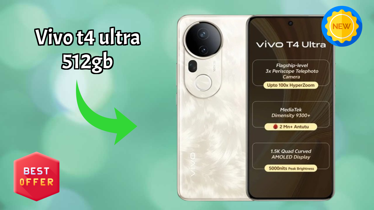 Vivo T4 Ultra 512GB Display Technology: 6.67 Inches (16.94 Cm) Screen