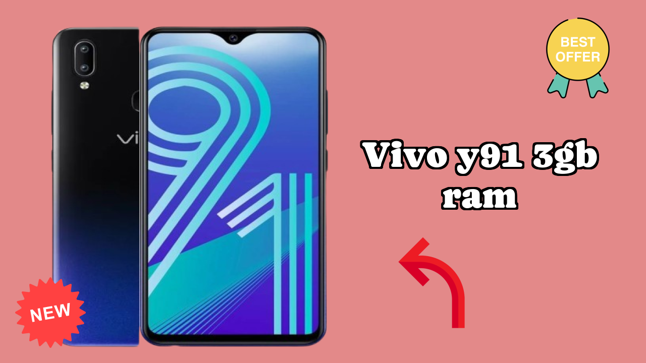 Vivo Y91 3GB RAM Performance: 3 GB RAM Multitasking