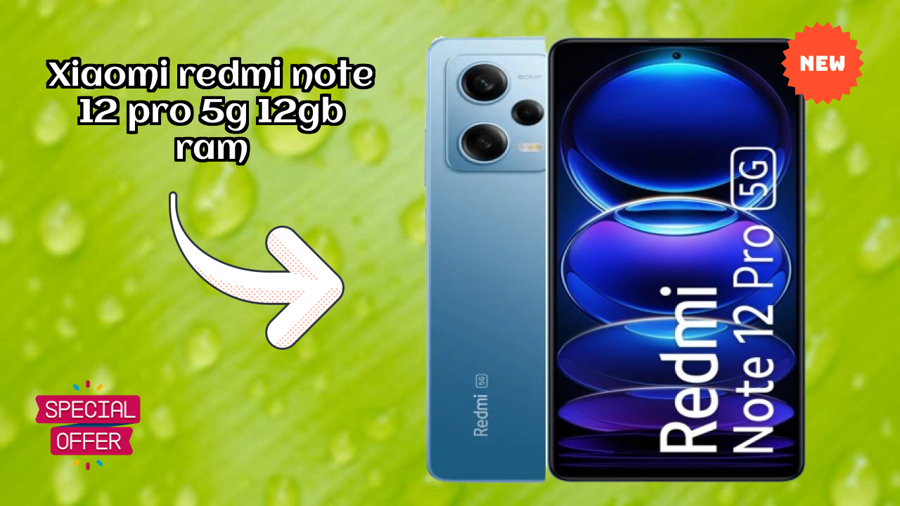 Xiaomi Redmi Note 12 Pro 5G 12GB RAM Display Size: 6.67 Inches (16.94 Cm) Screen Quality